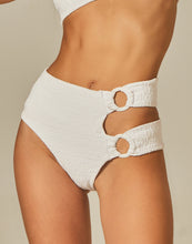 Charger l'image dans la galerie, Gallery: Empress Bottom Bottom Hoop Sloane White Tweed Texture