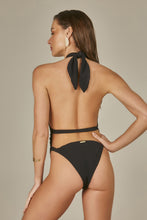 Charger l'image dans la galerie, Model Back: Empress One-Piece Body Grace Textura Pique Preto