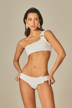 Charger l'image dans la galerie, Model Front: Empress Bottom Bottom Bond White Tweed Texture
