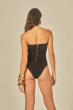 Charger l'image dans la galerie, Model Back: Empress One-Piece Tule Preto Body Bossa
