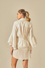 Charger l'image dans la galerie, Model Back: Empress Shirtdress Offwhite Camisa Claire
