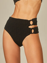 Charger l'image dans la galerie, Gallery: Empress Bottom Bottom Hoop Sloane Black Tweed Texture
