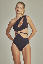 Charger l&#39;image dans la galerie, Model Front: Empress One-Piece Ariel Body Black
