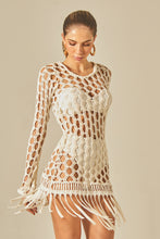 Charger l&#39;image dans la galerie, Model Front: Empress Mini Dress Offwhite Dress Lucia
