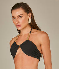 Charger l'image dans la galerie, Image 02: Empress Top Top Biquini Bardot Textura Pique Preto
