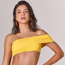 Charger l&#39;image dans la galerie, Model Front: Empress Top Top Biquini Off Shoulder Amarelo
