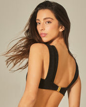Charger l&#39;image dans la galerie, Image 04: Empress Top Top Hoop Sloane Black Tweed Texture
