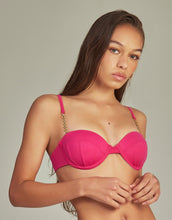 Charger l&#39;image dans la galerie, Top Bikini Agatha Fuchsia Pink
