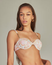 Charger l&#39;image dans la galerie, Top Bikini Agatha Green Paisley
