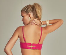 Charger l&#39;image dans la galerie, Top Bikini Antigua Fuchsia Pink
