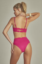 Charger l&#39;image dans la galerie, Top Bikini Antigua Fuchsia Pink
