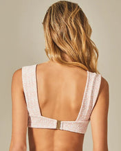 Charger l&#39;image dans la galerie, Top Hoop Sloane Pink Tweed Texture
